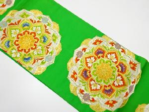 アンティーク　華紋模様織り出し袋帯（材料）